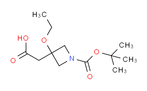 CAS No. 1696862-87-9, 2-{1-[(tert-butoxy)carbonyl]-3-ethoxyazetidin-3-yl}acetic acid