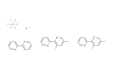 CAS No. 864163-80-4, (2,2'-Bipyridine)bis[2-(2,4-difluorophenyl)pyridine]iridium(III) Hexafluorophosphate