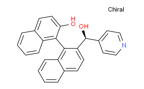 CAS No. 1498319-67-7, (R)-2-Hydroxy-2'-[(S)-hydroxy(4-pyridyl)methyl]-[1,1'-binaphthalene]