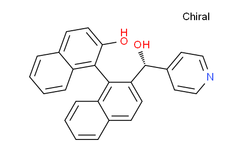 CAS No. 1498319-66-6, (S)-2-Hydroxy-2'-[(R)-hydroxy(4-pyridyl)methyl]-[1,1'-binaphthalene]