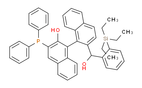 1661883-81-3 | 2-Hydroxy-3-(diphenylphosphino)-2'-[hydroxy[2-(triethylsilyl)phenyl]methyl]-[1,1'-binaphthalene]