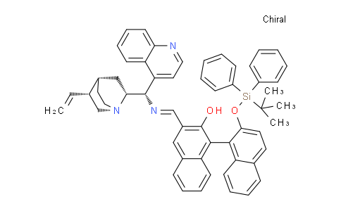 CAS No. 1809433-24-6, (1S)-3-[[(9S)-Cinchonan-9-ylimino]methyl]-2'-[[(tert-butyl)diphenylsilyl]oxy]-[1,1'-binaphthalen]-2-ol