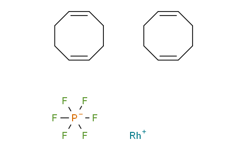 CAS No. 62793-31-1, Bis(cycloocta-1,5-diene)rhodium(I) hexafluorophosphate