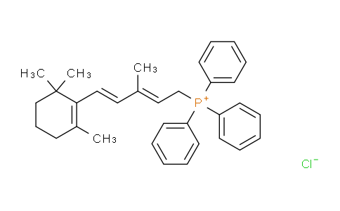 CAS No. 53282-28-3, ((2E,4E)-3-methyl-5-(2,6,6-trimethylcyclohex-1-en-1-yl)penta-2,4-dien-1-yl)triphenylphosphonium chloride