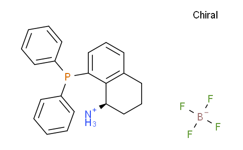 CAS No. 1222630-73-0, (R)-8-(Diphenylphosphino)-1,2,3,4-tetrahydronaphthalen-1-aminium tetrafluoroborate