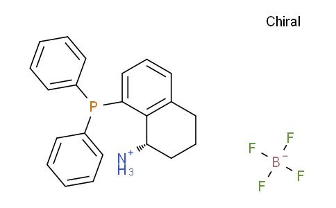 CAS No. 1222630-46-7, (S)-8-(Diphenylphosphino)-1,2,3,4-tetrahydronaphthalen-1-aminium tetrafluoroborate