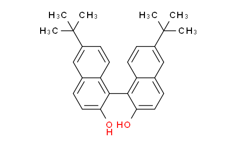 CAS No. 189301-42-6, 6,6'-Di-tert-butyl-[1,1'-binaphthalene]-2,2'-diol