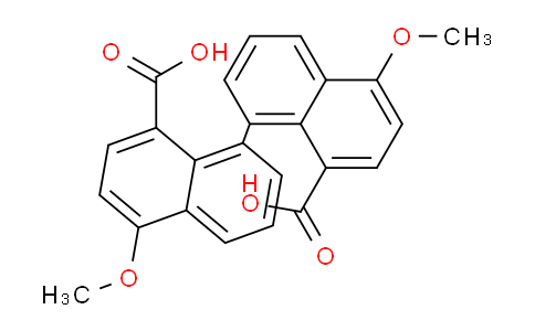 CAS No. 6404-61-1, 5,5'-Dimethoxy-[1,1'-binaphthalene]-8,8'-dicarboxylic acid