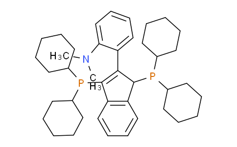 CAS No. 1651150-93-4, 2-(1,3-Bis(dicyclohexylphosphino)-1H-inden-2-yl)-N,N-dimethylaniline