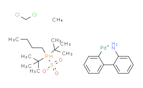 DY720744 | 14430886-17-8 | Methanesulfonato[di-t-butyl(n-butyl)phosphine](2'-amino-1,1'-biphenyl-2-yl)palladium(II) dichloromethane