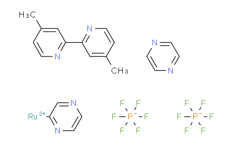 CAS No. 1782116-92-0, 4-methyl-2-(4-methylpyridin-2-yl)pyridine;2-pyrazin-2-ylpyrazine;ruthenium(2+);dihexafluorophosphate