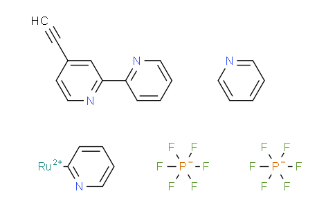 DY720750 | 164357-77-1 | 4-ethynyl-2-pyridin-2-ylpyridine;2-pyridin-2-ylpyridine;ruthenium(2+);dihexafluorophosphate