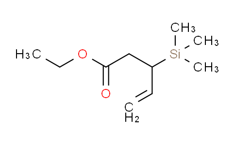 CAS No. 119554-74-4, ethyl (3-trimethylsilyl)-4-pentenoate