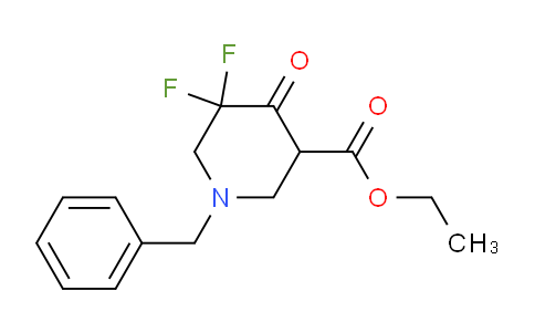 ethyl 1-benzyl-5,5-difluoro-4-oxopiperidine-3-carboxylate