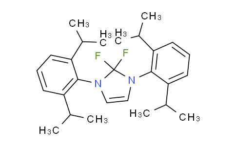 CAS No. 1314657-40-3, 2,2-difluoro-2,3-dihydro-1,3-bis(2,6-diisopropylphenyl)-1H-imidazole
