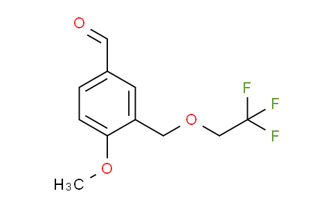 CAS No. 834913-89-2, 4-methoxy-3-[(2,2,2-trifluoroethoxy)methyl]benzaldehyde