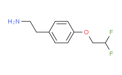 CAS No. 1183107-04-1, 2-[4-(2,2-Difluoroethoxy)phenyl]ethylamine