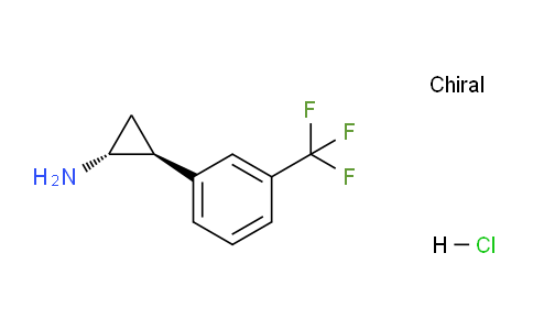 CAS No. 1156491-11-0, trans-2-[3-(Trifluoromethyl)phenyl]cyclopropanamine Hydrochloride