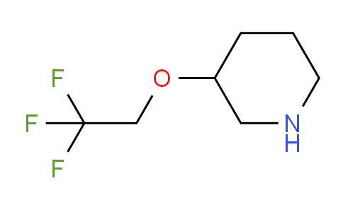 CAS No. 1000931-80-5, 3-(2,2,2-Trifluoroethoxy)piperidine