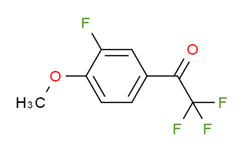 CAS No. 132734-54-4, 2,2,2-trifluoro-1-(3-fluoro-4-methoxyphenyl)ethan-1-one