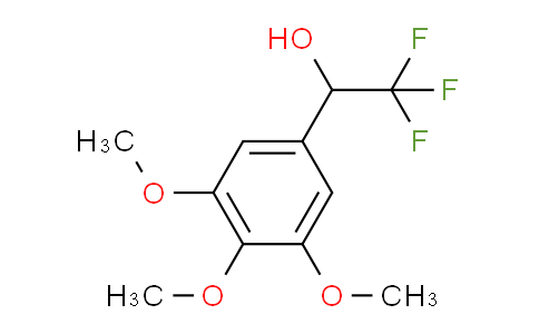 CAS No. 207502-47-4, 2,2,2-trifluoro-1-(3,4,5-trimethoxyphenyl)ethan-1-ol