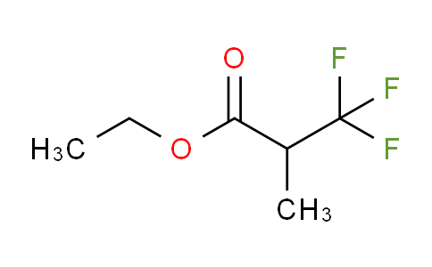 CAS No. 56354-75-7, ethyl 3,3,3-trifluoro-2-methylpropanoate