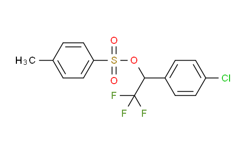 CAS No. 907175-73-9, 1-(4-chlorophenyl)-2,2,2-trifluoroethyl 4-methylbenzenesulfonate