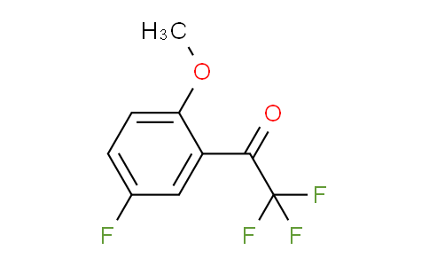 CAS No. 1256467-37-4, 2,2,2-trifluoro-1-(5-fluoro-2-methoxyphenyl)ethan-1-one