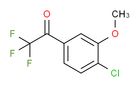 CAS No. 1256470-62-8, 1-(4-chloro-3-methoxyphenyl)-2,2,2-trifluoroethan-1-one