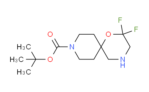 CAS No. 1179337-15-5, tert-butyl 2,2-difluoro-1-oxa-4,9-diazaspiro[5.5]undecane-9-carboxylate