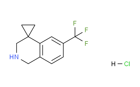 CAS No. 1203682-82-9, 6'-(trifluoromethyl)-2',3'-dihydro-1'H-spiro[cyclopropane-1,4'-isoquinoline] hydrochloride