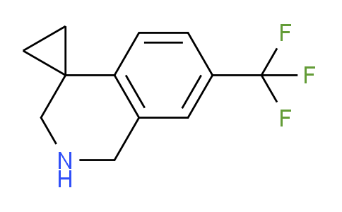CAS No. 1203683-05-9, 7'-(trifluoromethyl)-2',3'-dihydro-1'H-spiro[cyclopropane-1,4'-isoquinoline]