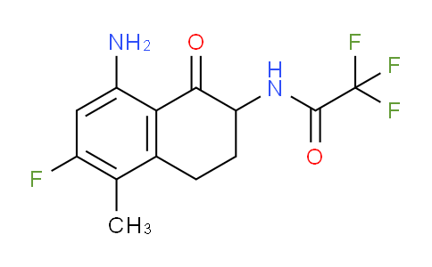 DY720892 | 143655-60-1 | N-(8-amino-6-fluoro-5-methyl-1-oxo-1,2,3,4-tetrahydronaphthalen-2-yl)-2,2,2-trifluoroacetamide