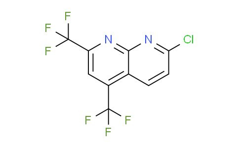 CAS No. 106582-41-6, 7-Chloro-2,4-bis(trifluoromethyl)-[1,8]naphthyridine