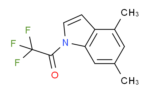 CAS No. 75934-42-8, 1-(4,6-dimethyl-1H-indol-1-yl)-2,2,2-trifluoroethan-1-one