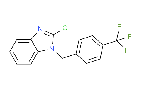 CAS No. 388574-65-0, 2-Chloro-1-(4-trifluoromethyl-benzyl)-1H-benzoimidazole