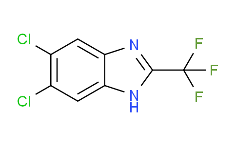 CAS No. 2338-25-2, 5,6-Dichloro-2-(trifluoromethyl)-1H-benzimidazole
