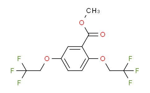 CAS No. 35480-31-0, Methyl 2,5-bis(2,2,2-trifluoroethoxy)benzoate