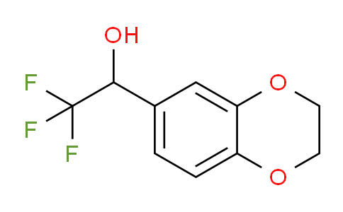 CAS No. 923170-94-9, 1-(2,3-dihydrobenzo[b][1,4]dioxin-6-yl)-2,2,2-trifluoroethan-1-ol