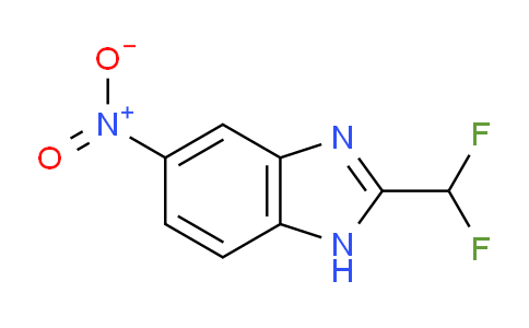 CAS No. 97273-25-1, 2-(Difluoromethyl)-5-nitro-1H-benzo[d]imidazole