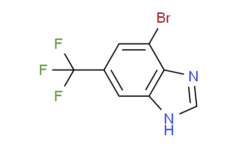 CAS No. 175135-14-5, 4-Bromo-6-(trifluoromethyl)benzimidazole