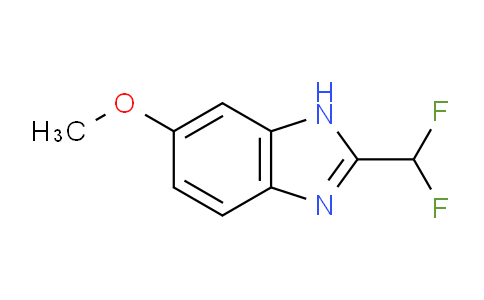 CAS No. 939773-89-4, 2-(Difluoromethyl)-6-methoxy-1H-benzo[d]imidazole