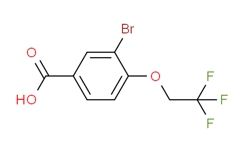 CAS No. 1131594-46-1, 3-bromo-4-(2,2,2-trifluoroethoxy)benzoic acid
