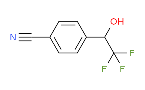 CAS No. 107018-37-1, 4-(2,2,2-Trifluoro-1-hydroxyethyl)benzonitrile
