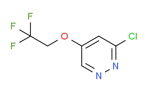 CAS No. 1346691-33-5, 3-Chloro-5-(2,2,2-trifluoroethoxy)pyridazine