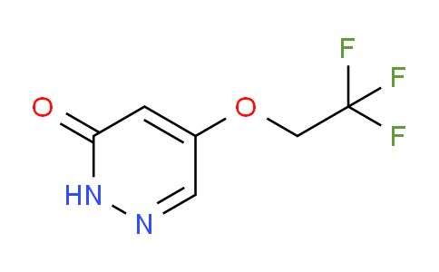 CAS No. 1346697-88-8, 5-(2,2,2-trifluoroethoxy)pyridazin-3(2H)-one