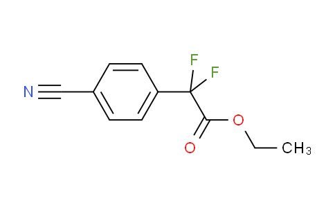 CAS No. 854778-10-2, Ethyl 2-(4-cyanophenyl)-2,2-difluoroacetate