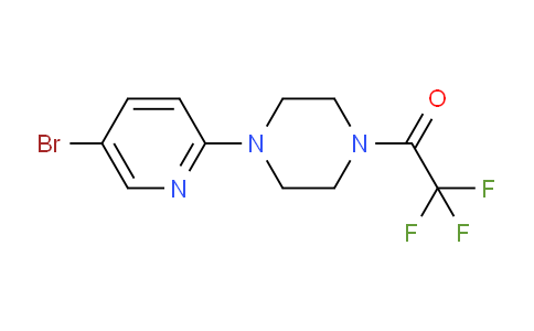 CAS No. 1187385-94-9, 1-(4-(5-Bromopyridin-2-yl)piperazin-1-yl)-2,2,2-trifluoroethanone