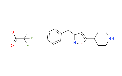 CAS No. 301219-40-9, 3-benzyl-5-(piperidin-4-yl)isoxazole 2,2,2-trifluoroacetate