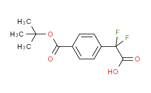 CAS No. 1211594-71-6, 2-(4-(tert-Butoxycarbonyl)phenyl)-2,2-difluoroacetic acid